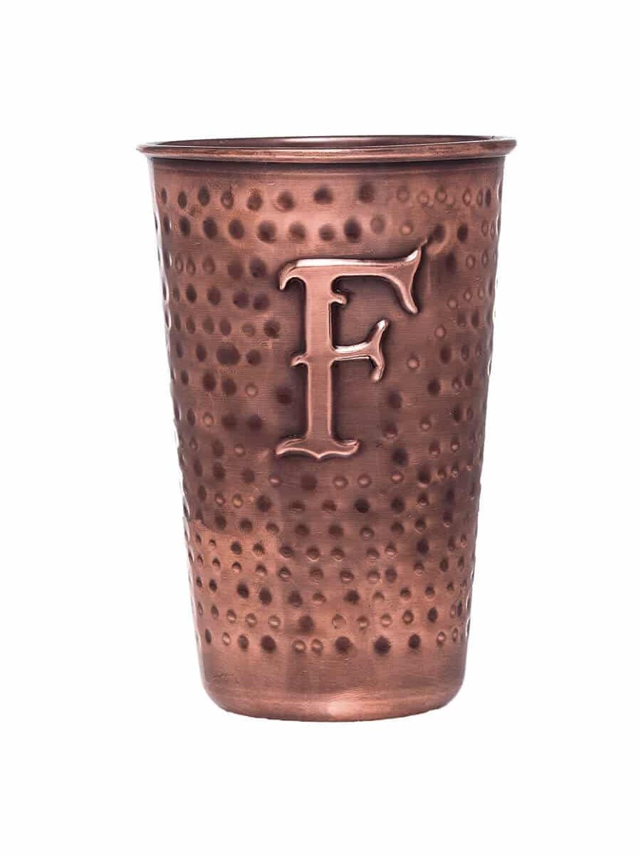 Ferdinand's Coppercup / Kupferbecher "F" Gin & Tonic Antique 0,33 l
