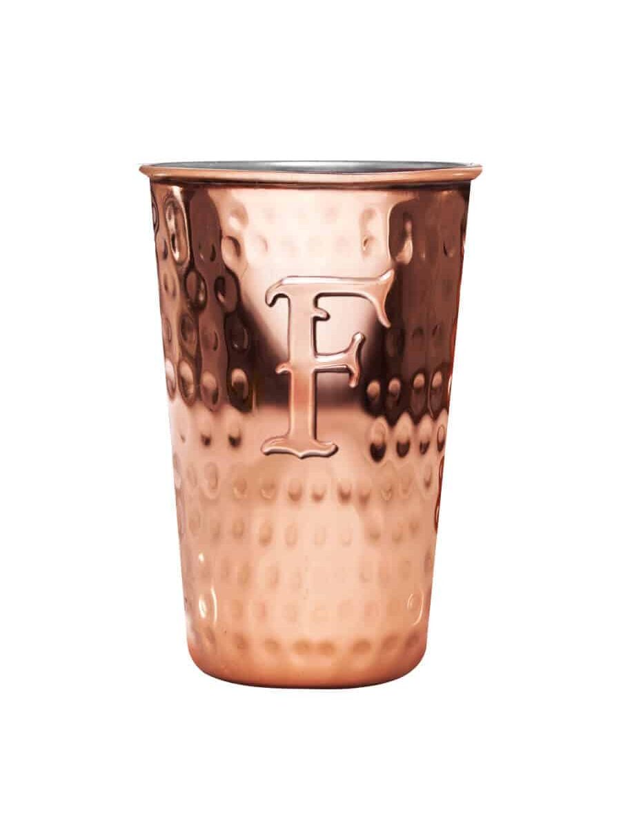Ferdinand's Coppercup / Kupferbecher "F" Gin & Tonic Shiny 0,33 l