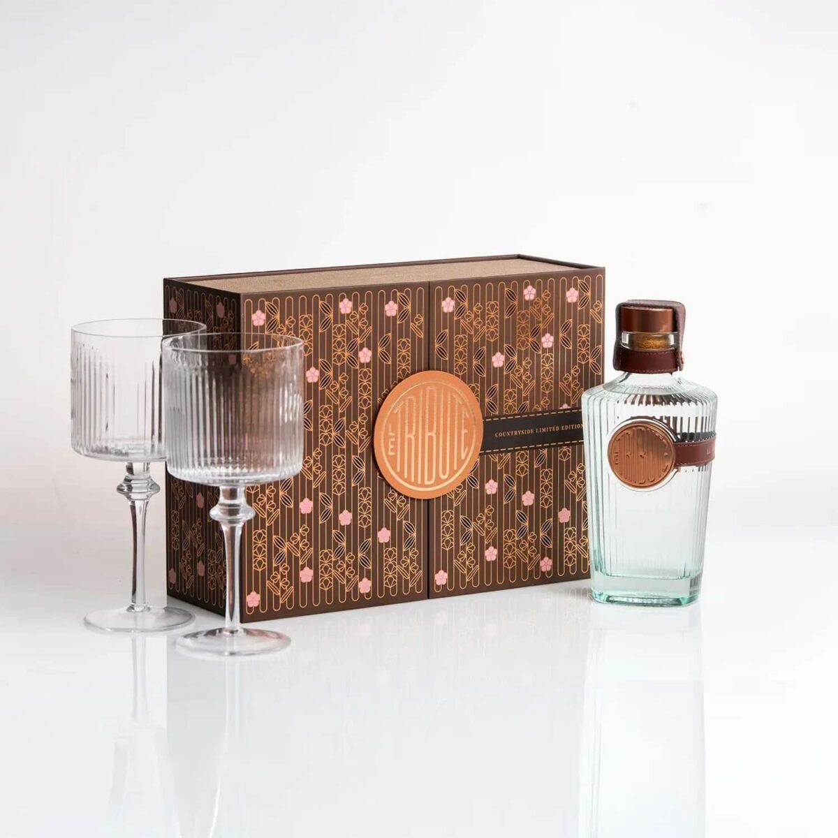 Le Tribute Countryside Luxury Gin Limited Edition 2 Gläser Giftpack 0,7 l