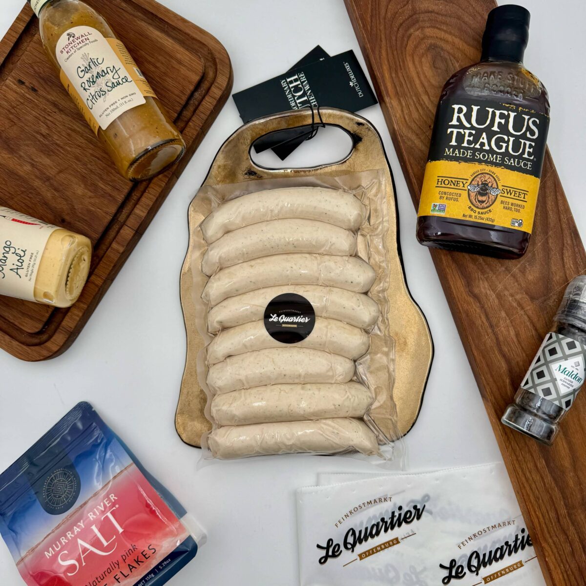 Hähnchengrillwurst mit Käse 8 Stück - 770 g