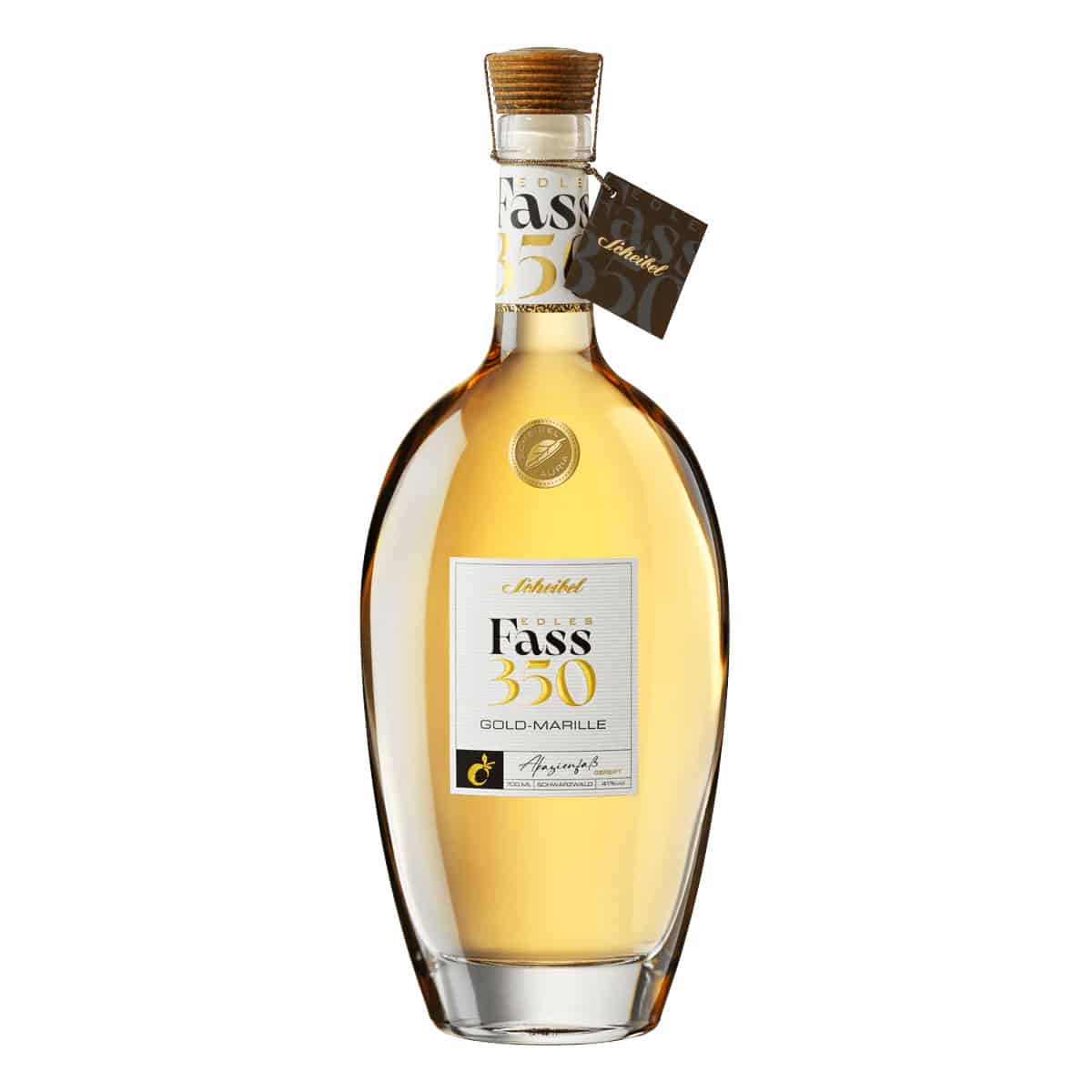 Gold-Marillen Brand aus der Collection "Edles Fass 350" 0,7 l