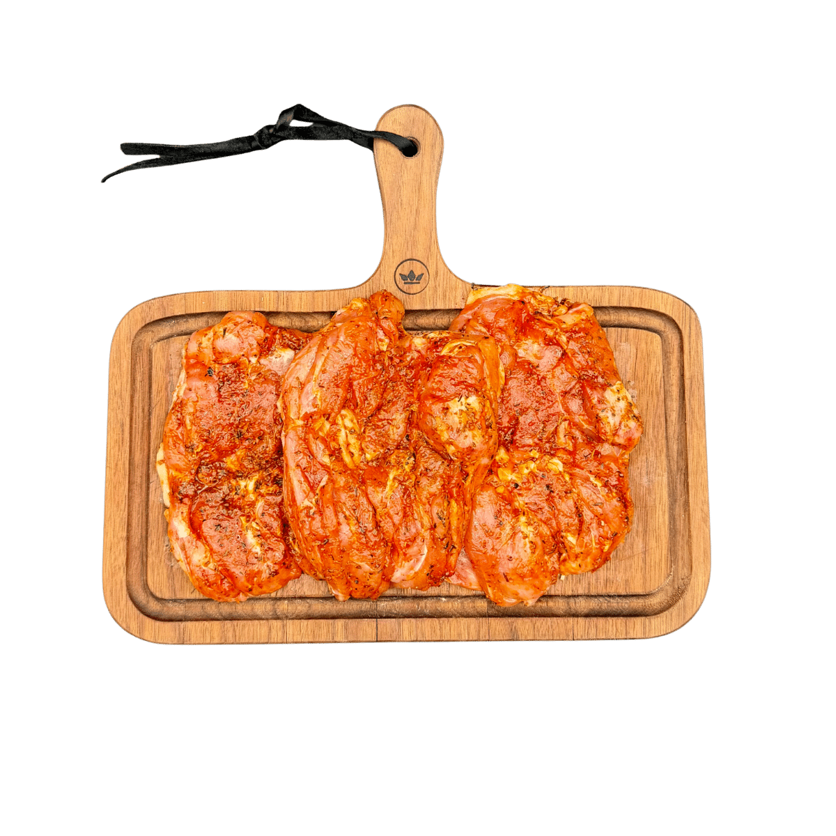 Pollo Fino (Hähnchenkeule ohne Knochen) 4-5 Stück - 1 kg - Paprika & Basilikum