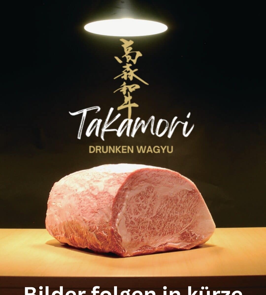 Japan Präfektur Yamaguchi - Takamori Drunken Wagyu Rumpsteak A5+ - LIMITIERT IM ANGEBOT