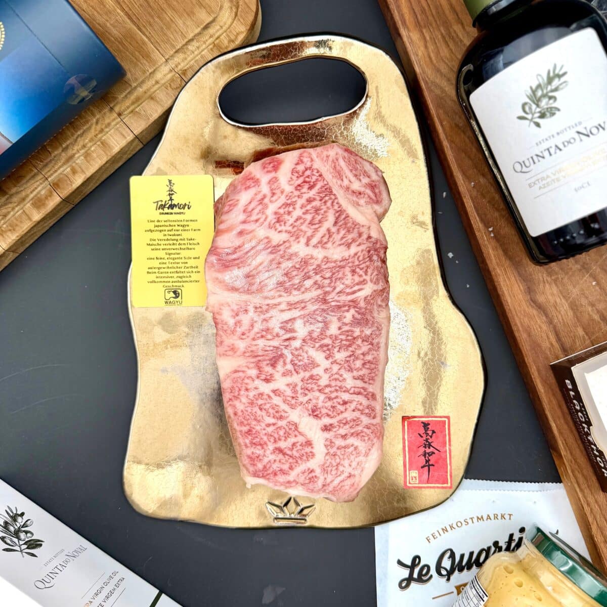 Japan Präfektur Yamaguchi - Takamori Drunken Wagyu Rumpsteak A5+ - LIMITIERT IM ANGEBOT