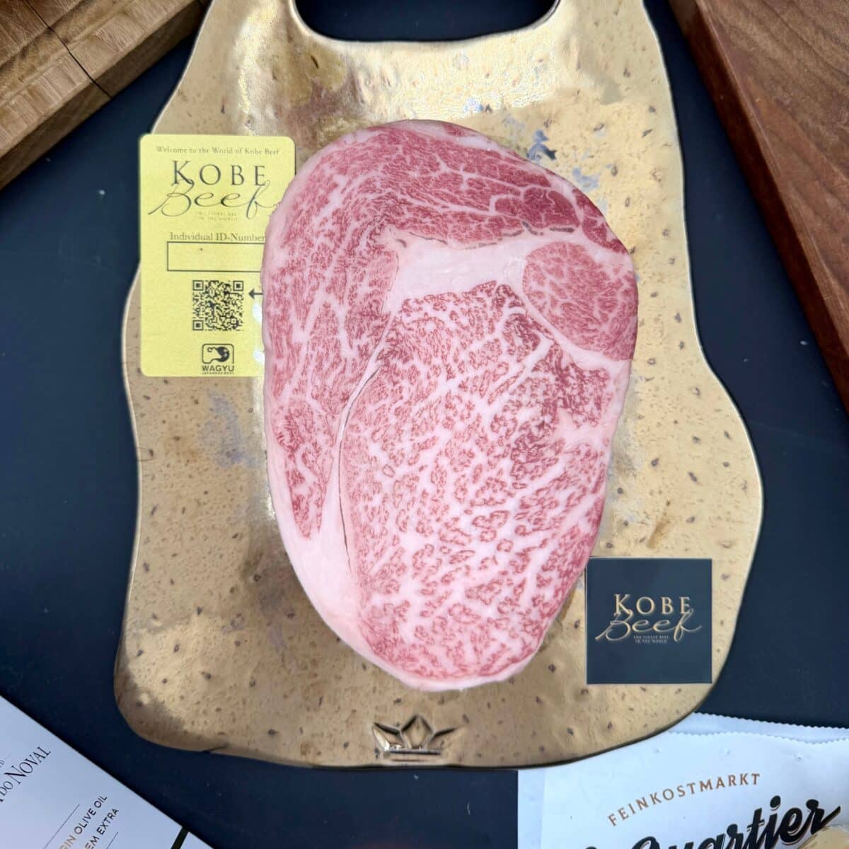 Original Kobe Beef Wagyu Entrecote/Rib Eye A5 - Japan Präfektur Hyōgo- LIMITIERT IM ANGEBOT