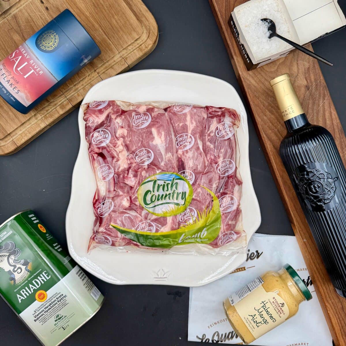 Lamm Tomahawk Steaks Premium Cut ca. 10 stück. 1 kg