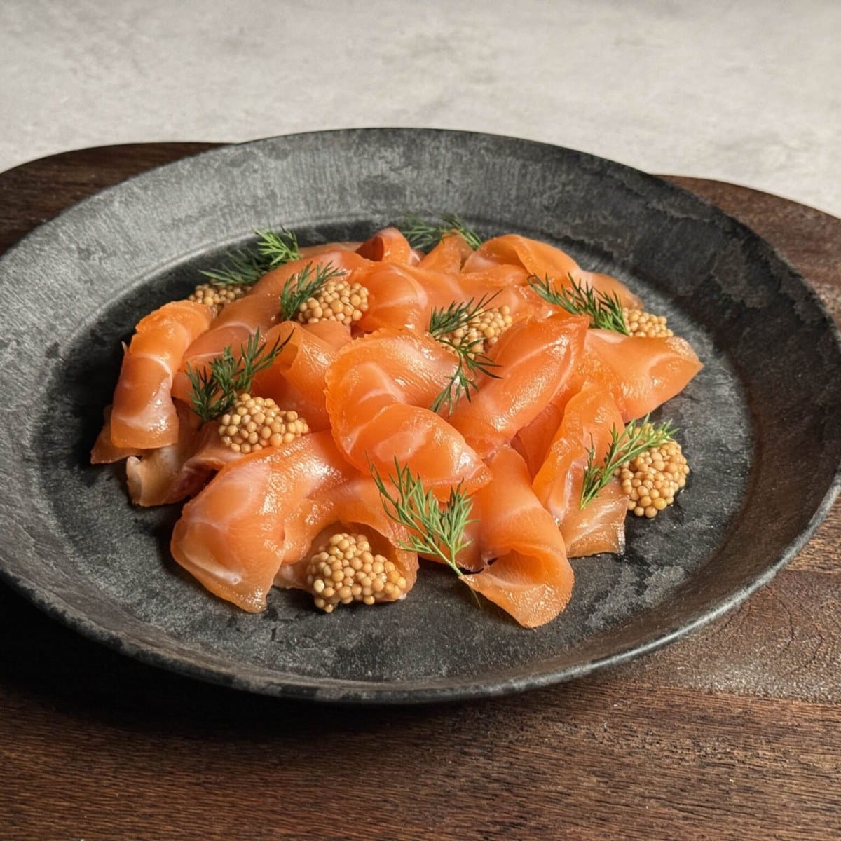 Schnell gebeizter Frøya Lachs